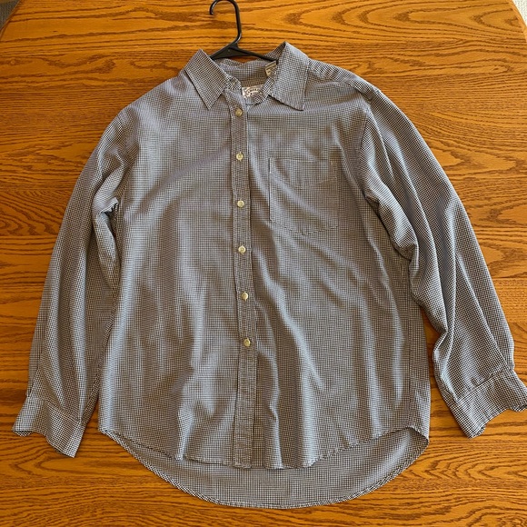 XL blue and white button down - Picture 1 of 4